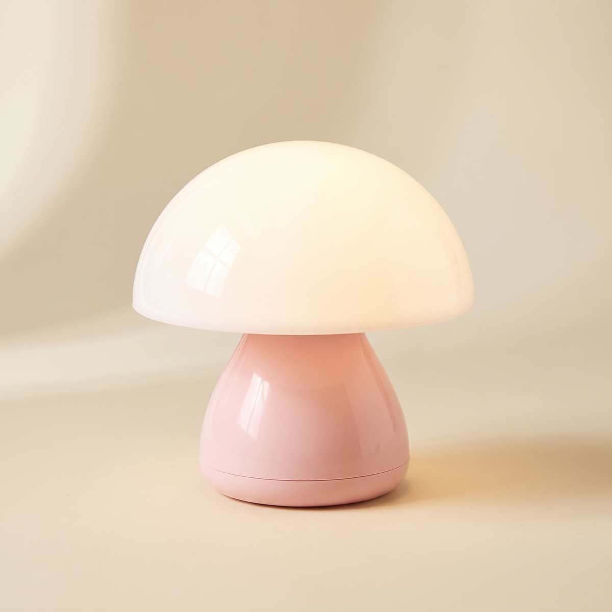 Mini Mushroom Cordless Lamp — Pink