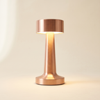Mini Metal Cordless Lamp — Rose Gold · Bell