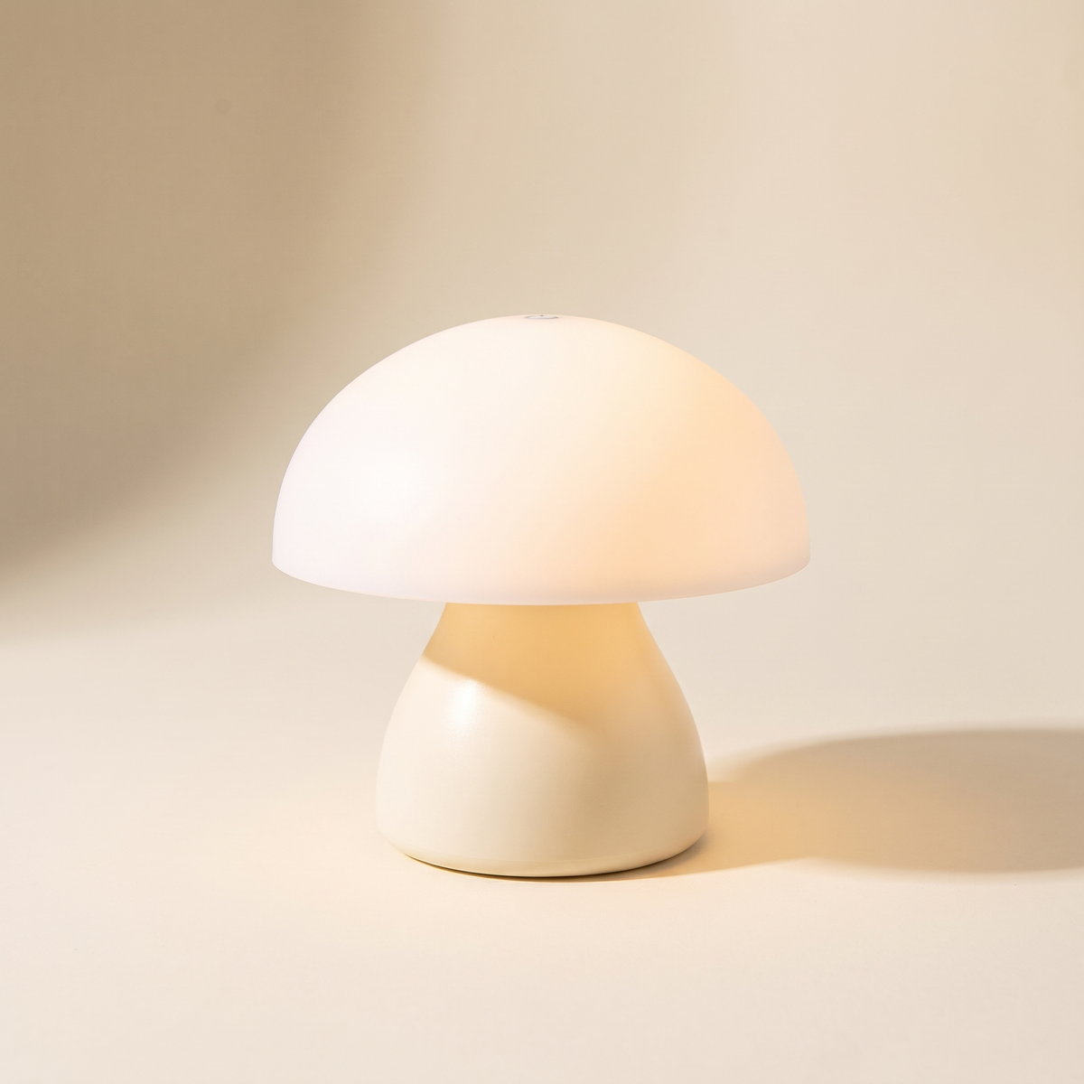 Mini Mushroom Cordless Lamp — Yellow