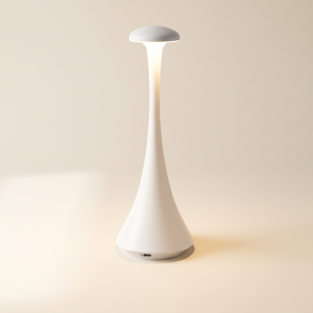 Mushroom Cordless Lamp, 2000 mAh — White