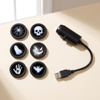 HauntGlow Halloween projector light — 6 Patterns, Set A