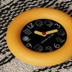 History of Art Minimalist Round Wall Clock