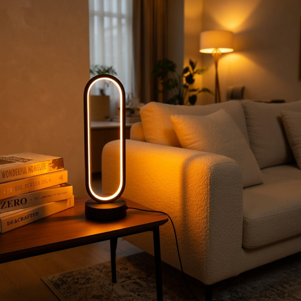 OvalGlow — 3-Color Dimmable LED Table Lamp