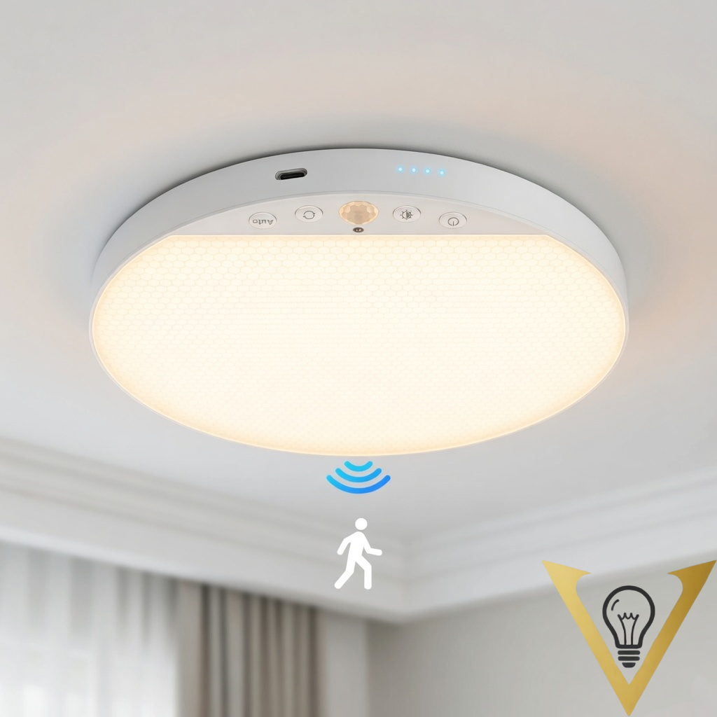 CeilingGlow — Rechargeable Motion Sensor Ceiling Light