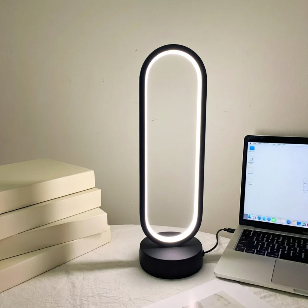 OvalGlow — 3-Color Dimmable LED Table Lamp