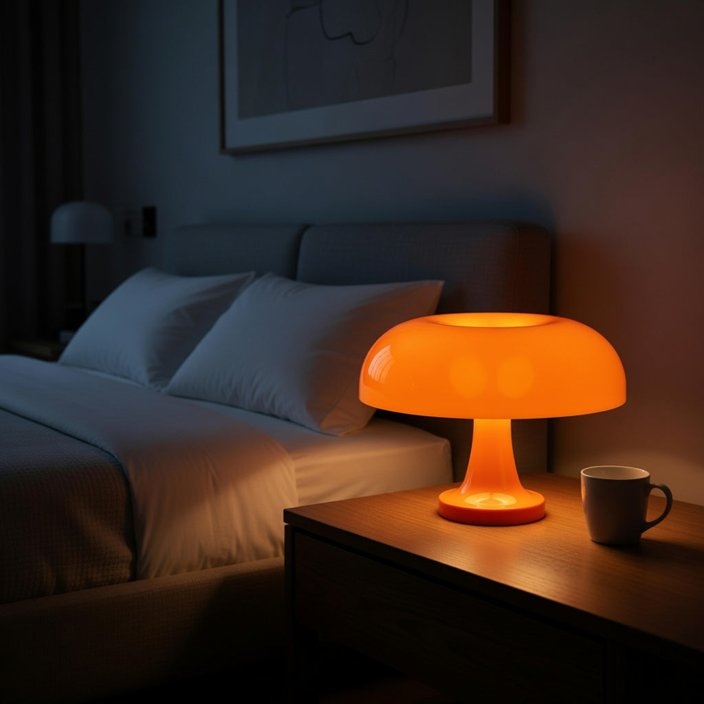 ShroomGlow — Retro Mushroom Table Lamp