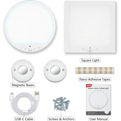 CeilingGlow — Rechargeable Motion Sensor Ceiling Light