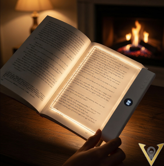 VibeHome PageGlow — Rechargeable LED Book Light