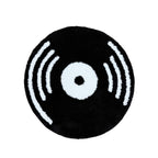 Retro Vinyl Record Tufted Round Rug