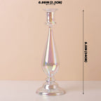 Iridescent Glass Candle Holder