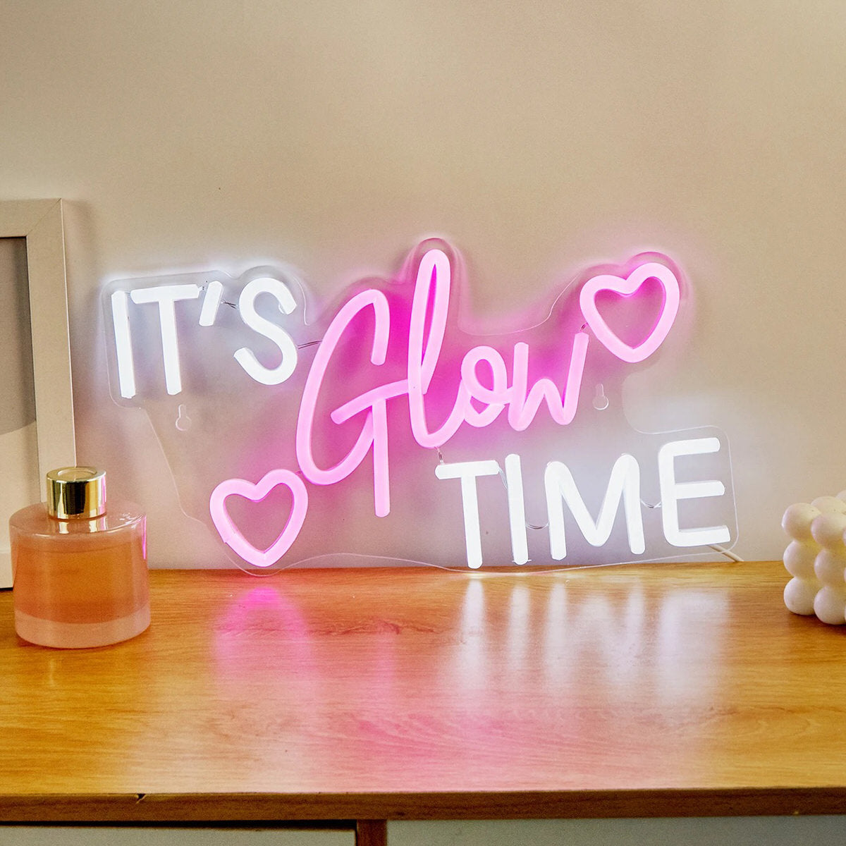 Warm, cozy glow