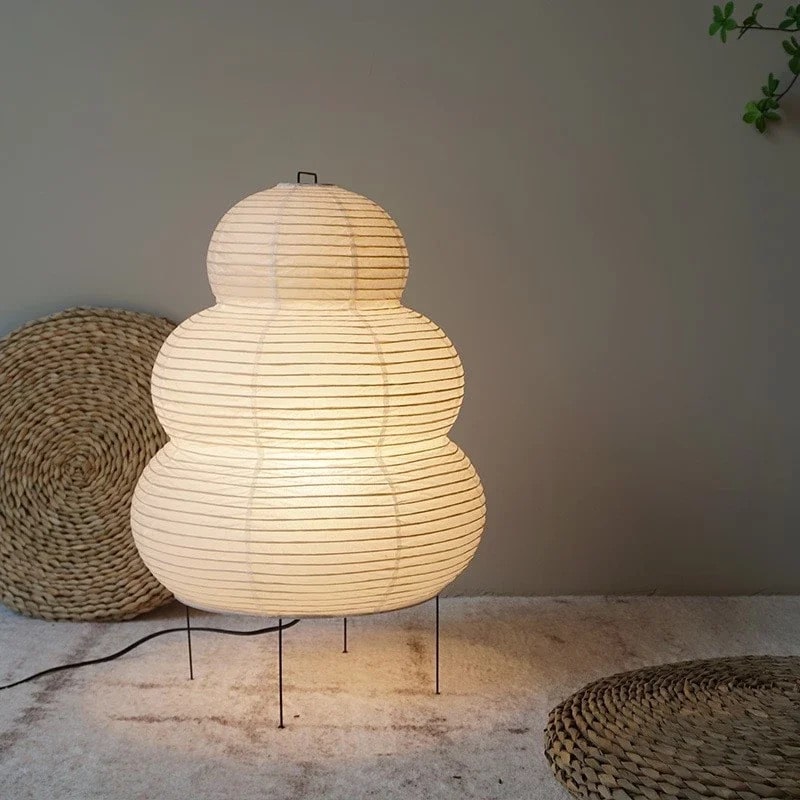 Layered Japanese Paper Lamp
