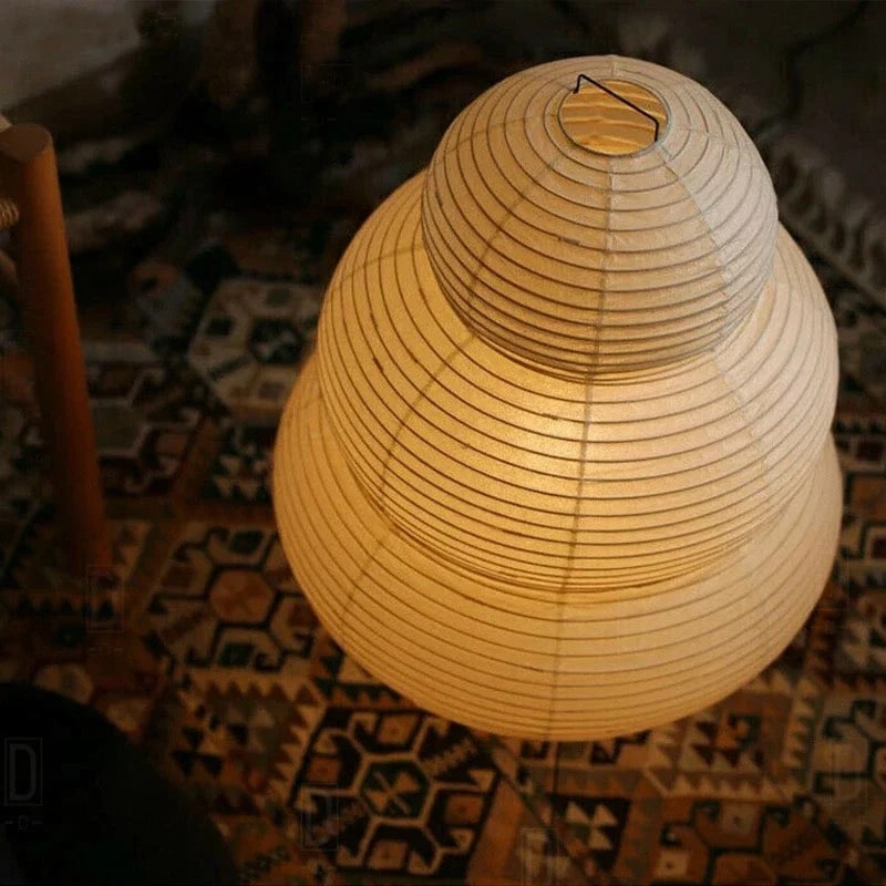 Layered Japanese Paper Lamp