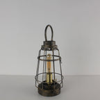 Battery Powered Metal Cage LED Lantern