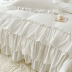 Lush Ruffles Duvet Cover Set