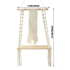 Macrame Wall Hanging Shelf
