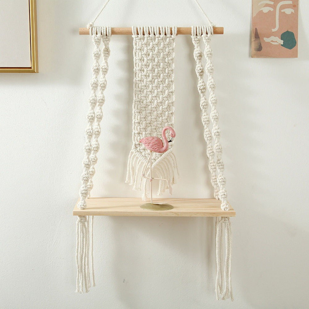 Macrame Wall Hanging Shelf