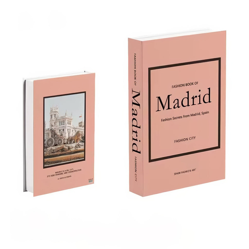Fashion City Minimalist Fake Book Storage Box
