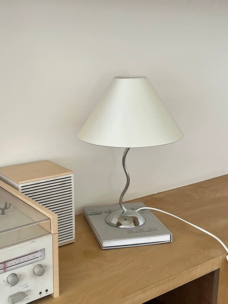 Curved Minimalist Table Lamp