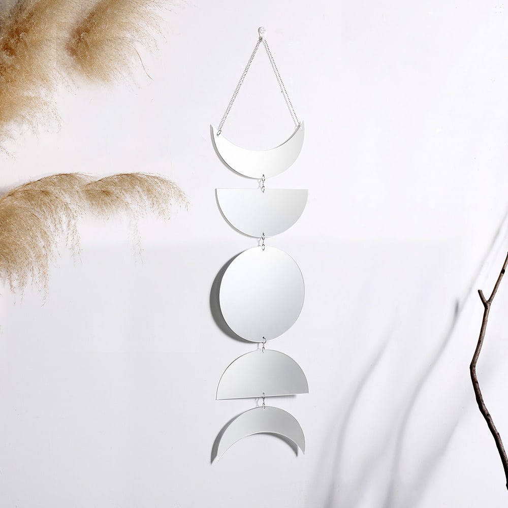 Moon Phases Wall Mirror Decor