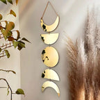 Moon Phases Wall Mirror Decor