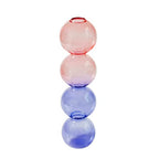 Multicolor Irregular Glass Candleholder