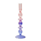 Multicolor Irregular Glass Candleholder