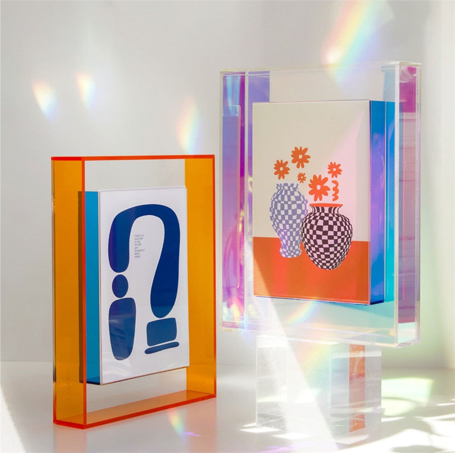 Neon Dreams Chameleon Picture Frame