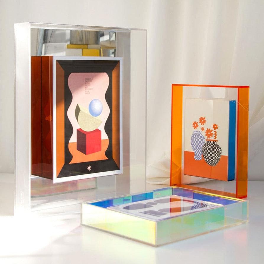 Neon Dreams Chameleon Picture Frame