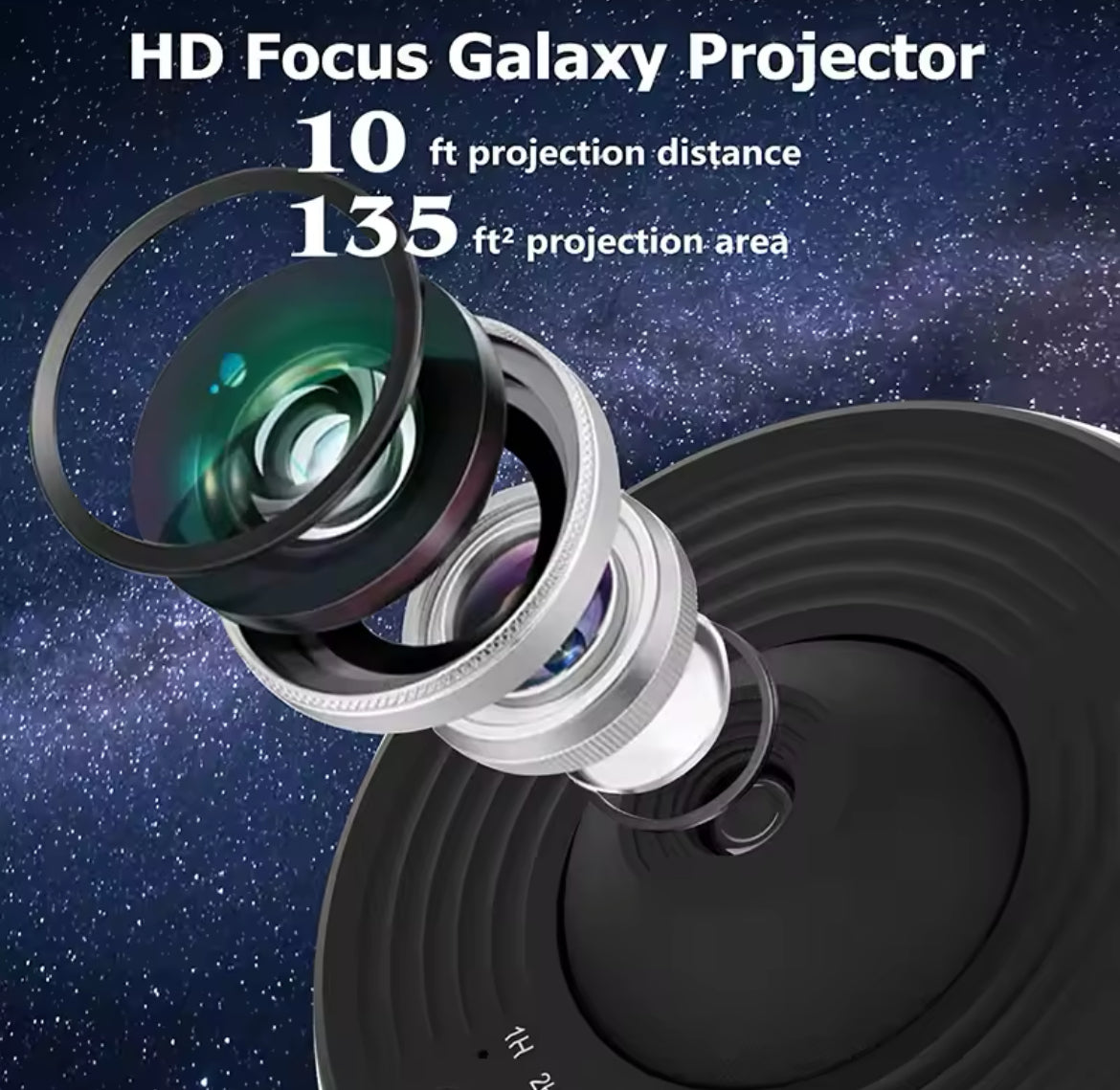 Night Light Galaxy Projector