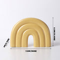 Pastel U Shape Ceramic Vase