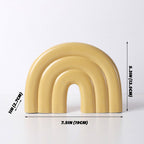 Pastel U Shape Ceramic Vase