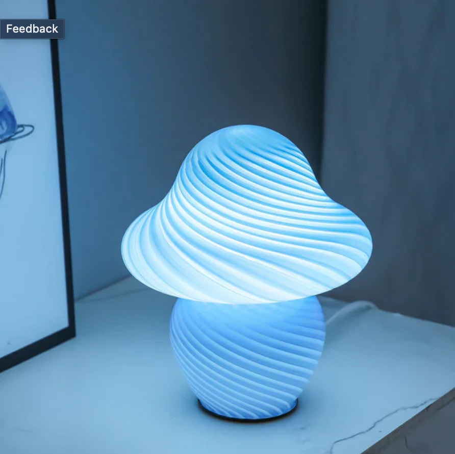 Curvy Mushroom Lamp