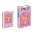 Preppy Cocktails Fake Book Storage Box