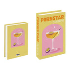 Preppy Cocktails Fake Book Storage Box