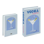 Preppy Cocktails Fake Book Storage Box