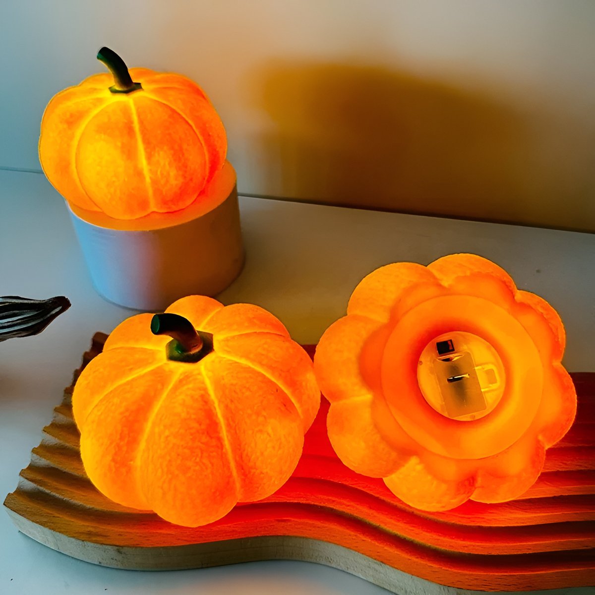 Glowing Pumpkin LED Night Light