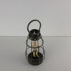 Battery Powered Metal Cage LED Lantern