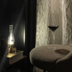 Cordless Brass Oil-Style LED Lantern