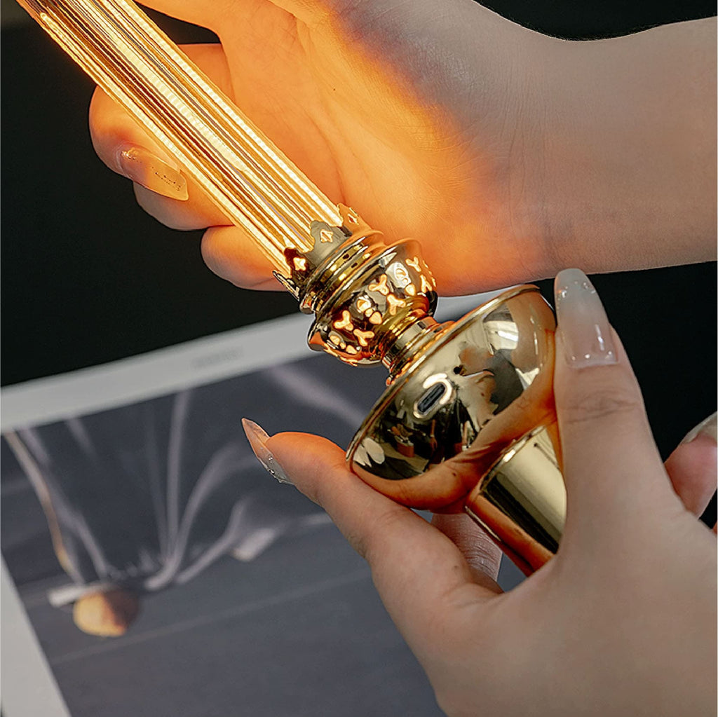 Vintage Rechargeable LED Oil Lamp