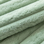 Ribbed Velvet Fluffy Throw Pillow Cover