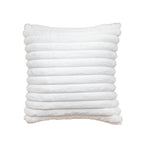 Ribbed Velvet Fluffy Throw Pillow Cover