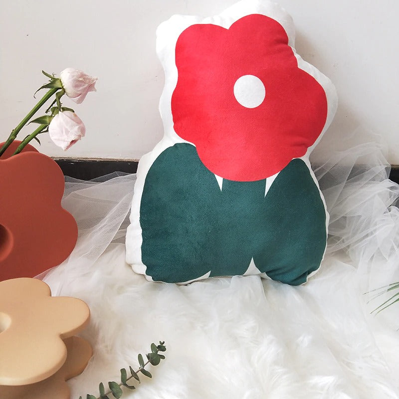 Happy Flower Decorative Pillow