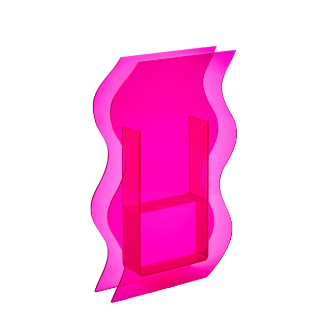 Wavy Acrylic Vase