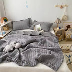 Kawaii Ruffle Summer Quilt Set