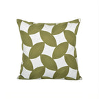 Sage Green Embroidery Throw Pillow Cover