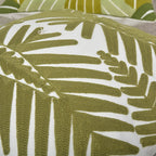 Sage Green Embroidery Throw Pillow Cover