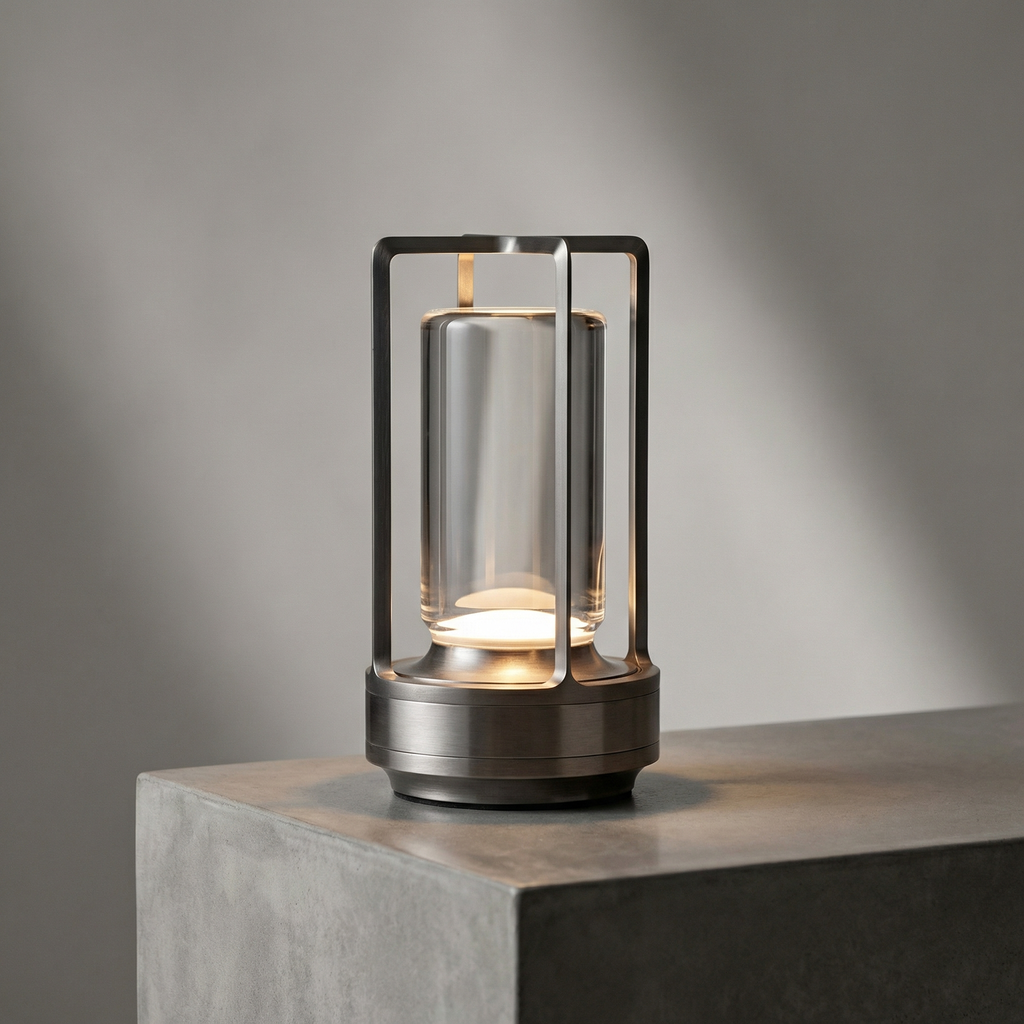 VibeHome LanternGlow — Cordless Crystal Table Lantern