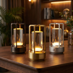 LanternGlow — Cordless Crystal Table Lantern