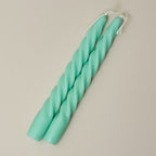 Spiral Twisted Pastel Candles